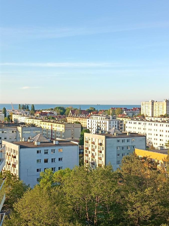 Nowoczesny Apartament Z Widokiem Na Morze Apartamento Gdańsk Exterior foto